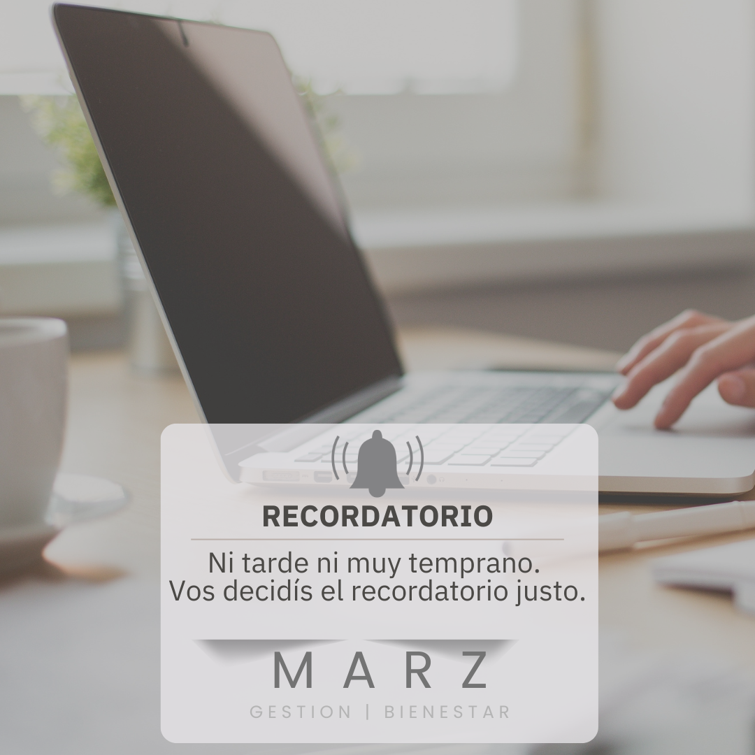Recordatorios importantes - MARZ
